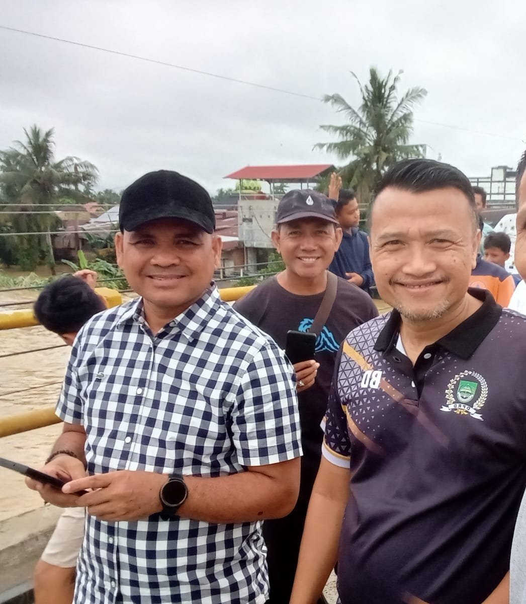 Tiang Jembatan Patah, Jembatan Sei Rokan di Ujungbatu Terancam Ambruk