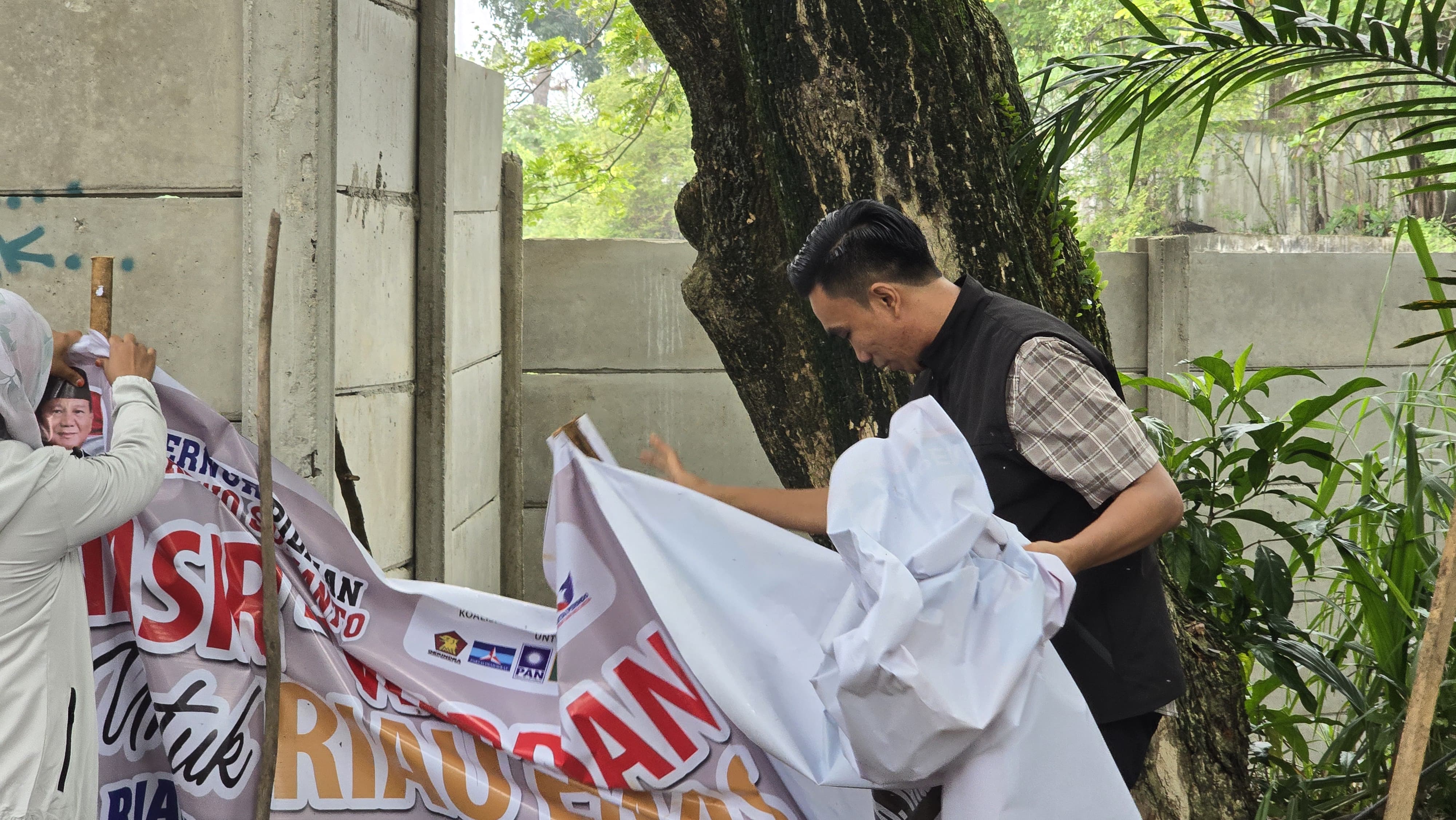 Masa Tenang, KPU dan Bawaslu Sinergi Dengan Satpol PP Tertibkan APK Paslon