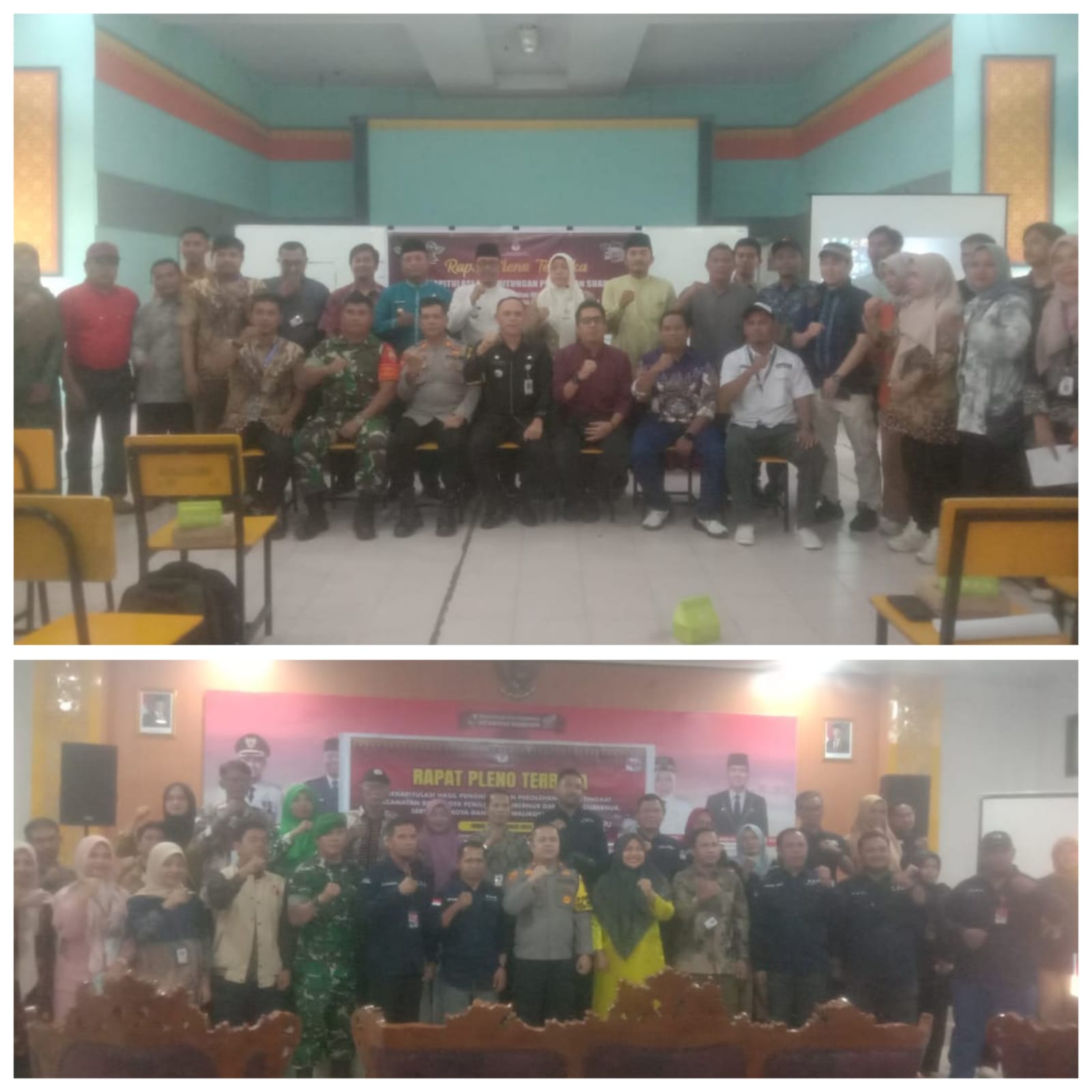 Rapat Pleno Rekapitulasi Kecamatan Bina Widya dan Tuah Madani Resmi Dibuka, Ini Harapannya