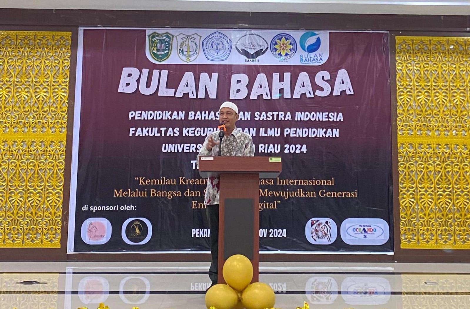 Hima PBSI FKIP UIR Gelar Semarak Bulan Bahasa Tingkat Nasional