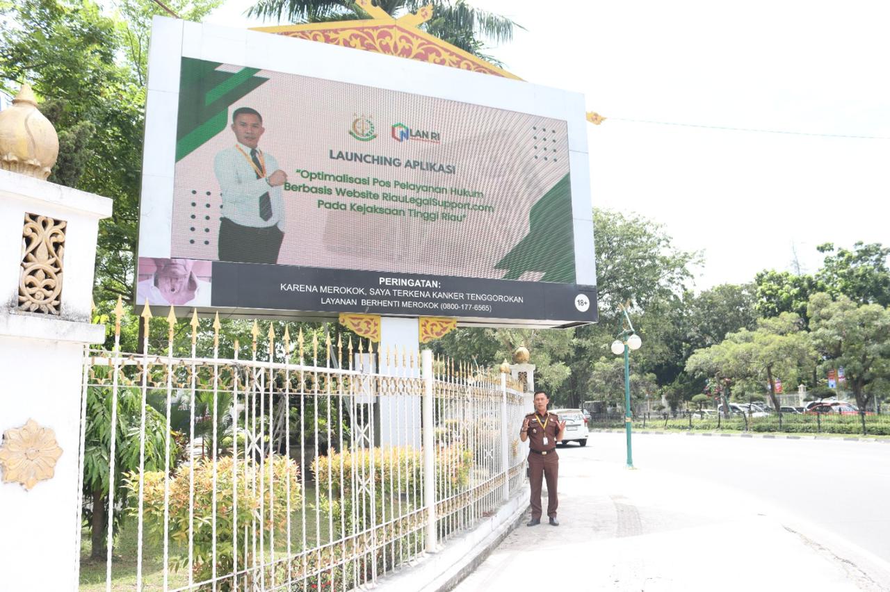 Kasi Penkum Kejati Riau Luncurkan Aplikasi RiauLegalSupport.com
