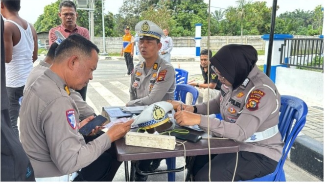 Tekan Laka lantas di Jalan TOL Permai Tim Gabungan Lakukan Penertiban Odol