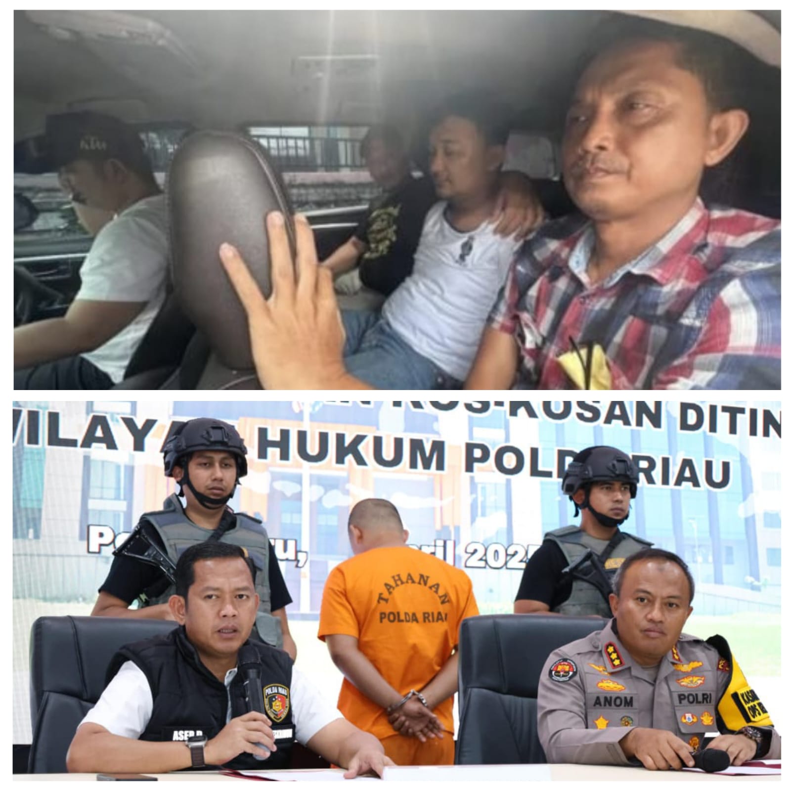 Dirreskrimum Polda Riau Tangkap Pelaku Pencurian Rumah Kosong dan Kos-Kosan Yang Ditinggal Mudik
