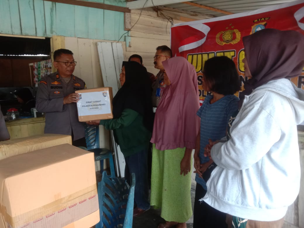 Polresta Pekanbaru Gelar Jum’at Curhat Bersama Polsek Tenayan Raya, Warga Keluhkan Penyalahgunaan Narkoba
