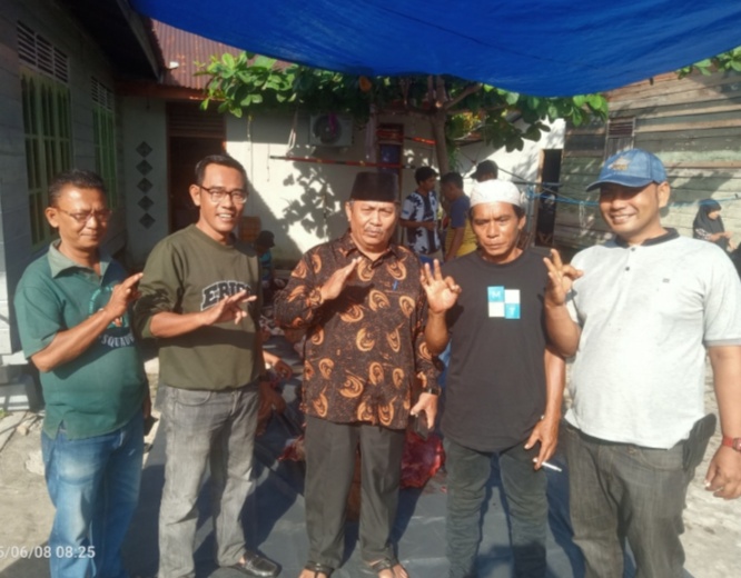 Kembali dapat Kepercayaan Dari Pemda Bengkalis, DPD PWMOI Sembelih Sapi Qurban