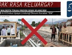 “AROMA AMIS NEPOTISME! L.I.M.B.A.H Endus Proyek SPAM ‘Total Loss’ Diduga Dikerjakan Lingkaran Satu Penguasa Sungai Penuh.”