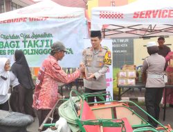 Berbagi dan Mengayomi, Polres Probolinggo Kota Semarakkan Ramadan dengan Aksi Sosial