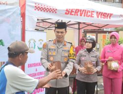 400 Takjil Dibagikan, Polres Probolinggo Kota Pererat Kedekatan dengan Warga di Ramadan