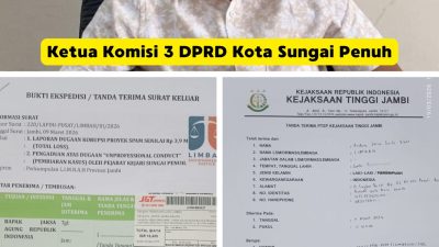 Dihubungi Berkali-kali Malah ‘Ghosting’, Nyali Ketua Komisi III DPRD Sungai Penuh Ungkap Kasus SPAM Dipertanyakan!
