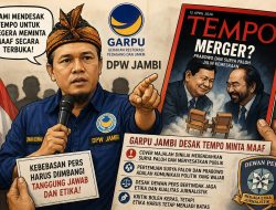 ‎GARPU Jambi Desak Tempo Minta Maaf, Soroti Etika Cover dan Peran Dewan Pers