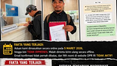 Pelayanan Pengaduan DPR RI Disorot: Wiranto B Manalu Lamban dan Tidak Responsif